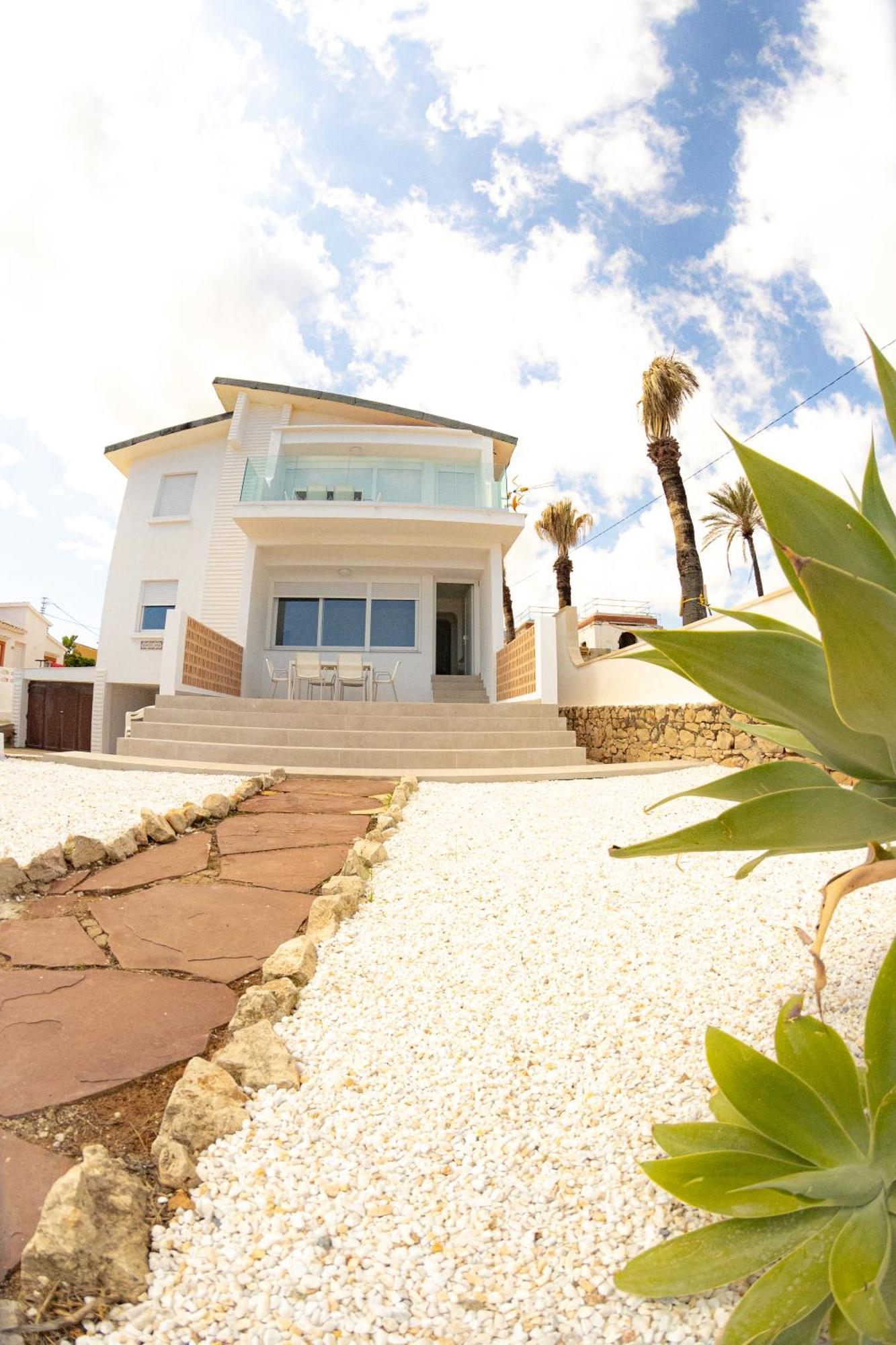 Vistas Y Terraza Panoramica Frente Al Mar En Denia, Las Rotas Exteriér fotografie